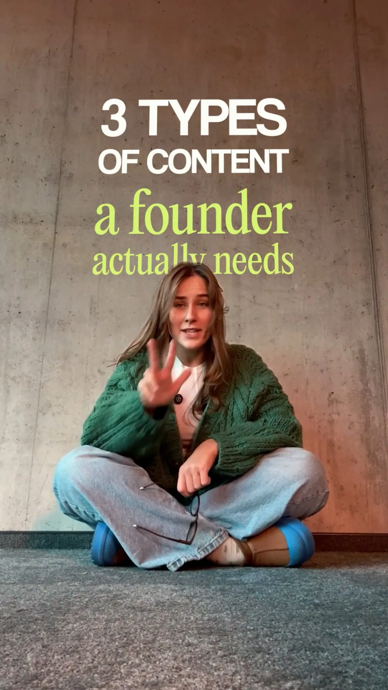 Short edit: 3 types of content every founder needs