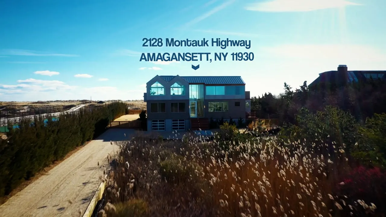 Long-form edit: 2128 Montauk Highway: property video with drone