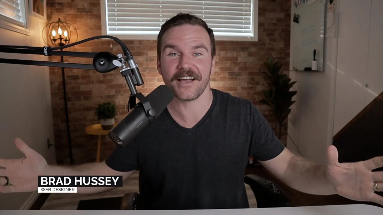Long-form edit: Web Design YouTube Reaction Video Editing Example