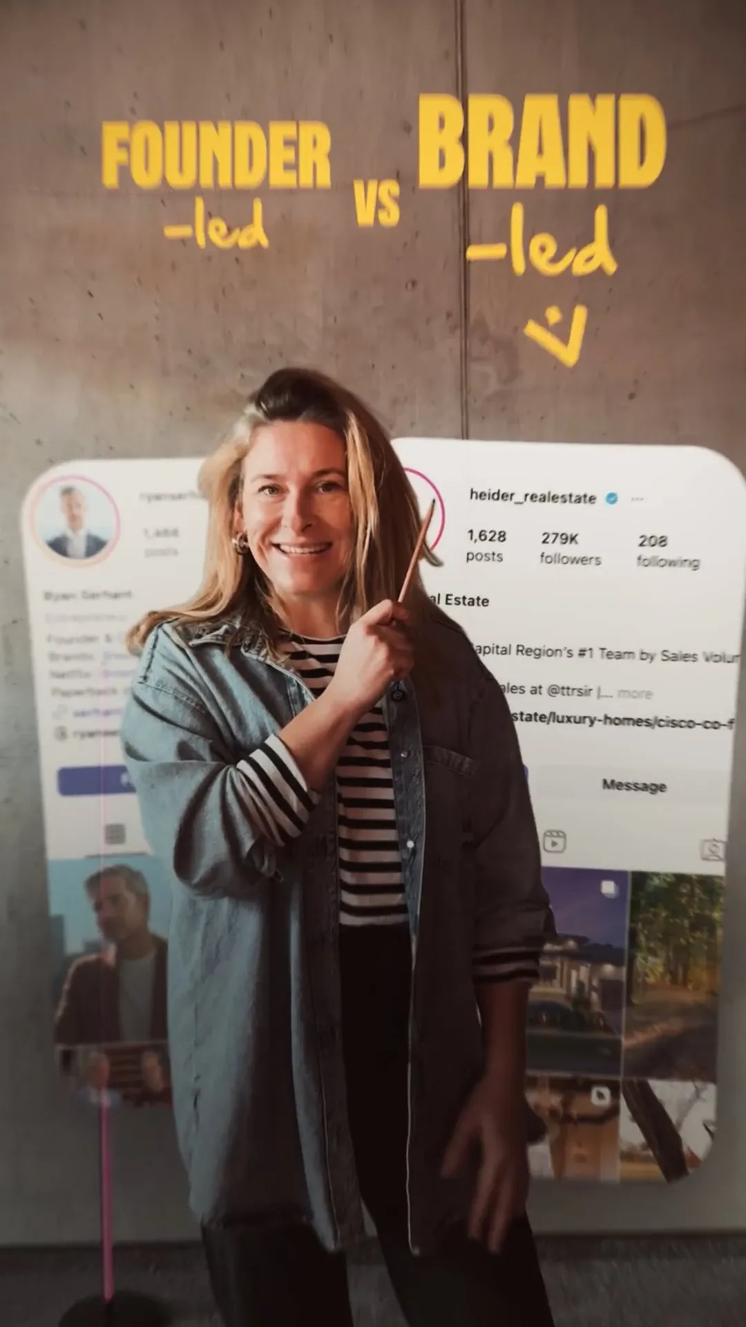 Short edit: Founder led Brand vs Brand led