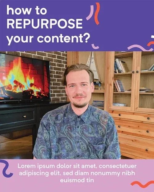 After: branded vertical video with captions