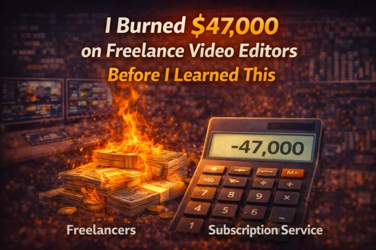 I Burned $47,000 on Freelance Video Editors Before I Learned This