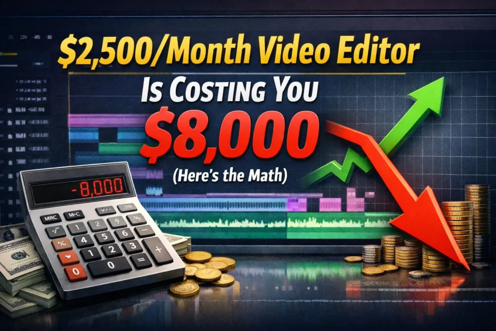 Your $2,500/Month Video Editor Is Costing You $8,000 (Here's the Math)